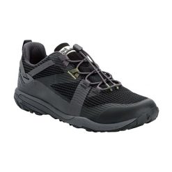 Buty do chodzenia męskie Jack Wolfskin Spirit Low. Czarne buty trekkingowe Jack Wolfskin, bez wzorów, z materiału, bez zapięcia, trekkingowe. Za 664.00 zł.
