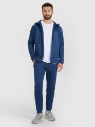 4F Spodnie treningowe szybkoschnące męskie - niebieskie 3XL. Niebieskie spodnie treningowe długie 4F, m, bez wzorów, z elastanu. Za 179.99 zł.