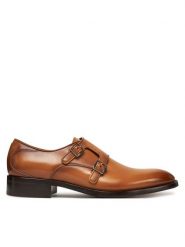 BOSS Półbuty Rill 50536617 Brązowy. Brązowe eleganckie półbuty Boss, bez wzorów, ze skóry, bez obcasa, bez zapięcia. Za 2,449.00 zł.
