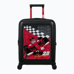 Walizka podróżna American Tourister Dashpop Disney 47. Czarne walizki American Tourister, bez wzorów, z materiału. Za 549.99 zł.