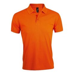 Męska Koszulka Polo Prime. Brązowe koszulki polo SOL'S, m, bez wzorów, bez kołnierzyka, bez ramiączek. Za 84.99 zł.