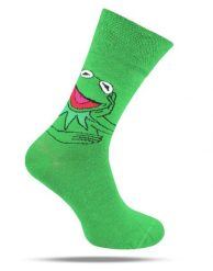 Skarpetki Bawełniane - Tematyczne - Zielone, Kermit. Zielone skarpety His Story, bez wzorów, z bawełny. Za 29.99 zł.