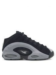 Reebok Sneakersy Es22 100074726 Czarny. Czarne buty sportowe casual Reebok, bez wzorów, ze skóry, bez zapięcia. Za 699.99 zł.