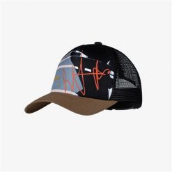 Czapka z daszkiem BUFF TRUCKER CAP MALM MULTI. Czarne czapki z daszkiem Buff, bez wzorów. Za 101.55 zł.