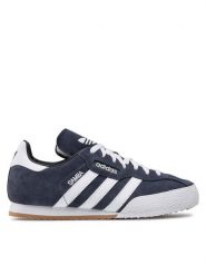 Adidas Sneakersy Super Suede 019332 Granatowy. Niebieskie buty sportowe casual Adidas, bez wzorów, ze skóry, bez zapięcia. Za 249.99 zł.
