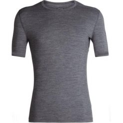 ICEBREAKER Koszulka męska Men 200 Oasis SS Crewe gritstone hthr-013-M. Czerwone bielizna termoaktywna Icebreaker, m, bez wzorów, z wełny, bez ramiączek, narciarskie. Za 393.10 zł.