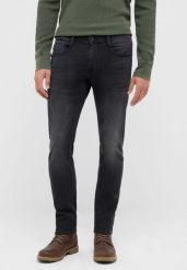 Męskie Spodnie jeansowe Mustang Style Oregon Slim K Denim Black 1017227 4000 883. Czarne jeansy Mustang, l. Za 219.99 zł.