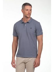 The Time of Bocha Koszulka polo w kolorze szarym rozmiar: XXL. Szare koszulki polo The Time of Bocha, xxl, bez wzorów, z bawełny, bez kołnierzyka, bez ramiączek. Za 86.99 zł.