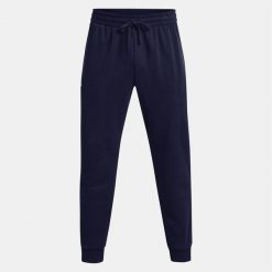 Spodnie dresowe męskie UNDER ARMOUR Rival Fleece joggery. Niebieskie joggery i bojówki Under Armour, m, bez wzorów, z dresówki, sportowe. Za 181.99 zł.