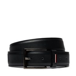 Pasek Męski Tommy Hilfiger. Czarne paski Tommy Hilfiger, bez wzorów. Za 159.99 zł.