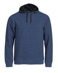 Clique Classic Hoody bluza z kapturem, blue melange, mieszanka bawełny. Niebieskie bluzy z kapturem CLIQUE, m, bez wzorów, z bawełny, z kapturem. Za 223.02 zł.