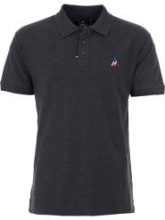 Peak Mountain Koszulka polo w kolorze antracytowym rozmiar: M. Czarne koszulki polo Peak Mountain, m, bez wzorów, z bawełny, bez kołnierzyka, bez ramiączek. Za 97.28 zł.