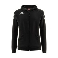 Kurtka Kappa Divieto. Czarne kurtki Kappa, m, bez wzorów, bez kaptura. W wyprzedaży za 240.45 zł.