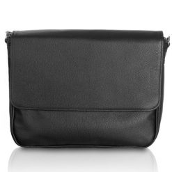 Torba męska Tizano TM17 czarna skóra naturalna. Czarne torby na laptopa TIZANO. Za 334.00 zł.