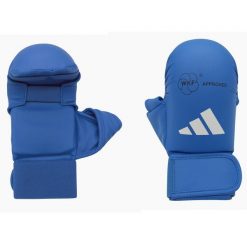 Rękawiczki bez palców z TH adidas WKF. Niebieskie rękawiczki Adidas, bez wzorów. Za 172.50 zł.