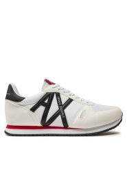 Armani Exchange Sneakersy XUX017 XCC68 K488 Biały. Białe buty sportowe casual Armani Exchange, bez wzorów, z materiału, bez zapięcia. Za 529.45 zł.