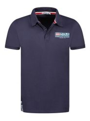 Geographical Norway Koszulka polo "Koffroy" w kolorze granatowym rozmiar: S. Niebieskie koszulki polo Geographical Norway, s, bez wzorów, z bawełny, bez kołnierzyka, bez ramiączek. Za 87.81 zł.
