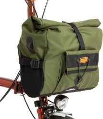 Torba rowerowa City Loader Olive RESTRAP. Zielone torby na ramię RESTRAP, bez wzorów, z nylonu, na ramię, bez dodatków. Za 1,003.70 zł.