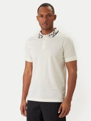 KARL LAGERFELD Polo 745010 562200 Écru Regular Fit. Koszulki polo KARL LAGERFELD, l, bez wzorów, z bawełny, bez kołnierzyka, bez ramiączek. Za 539.99 zł.