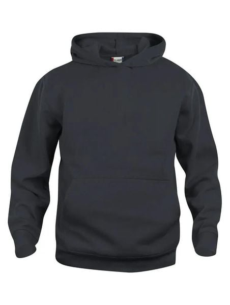 Clique Basic Hoody Junior - bluza z kapturem czarna, miękki materiał przeciw. Czarne bluzy z kapturem CLIQUE, bez wzorów, z bawełny, z kapturem. Za 144.85 zł.