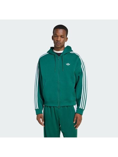 Adidas Bluza adicolor Spacer KD4085 Zielony Loose Fit. Zielone bluzy Adidas, m, bez wzorów, z bawełny, bez kaptura. Za 368.99 zł.