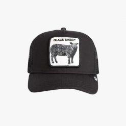 Czapka Goorin Bros Black Sheep Total Black. Czarne czapki zimowe Goorin Bros, bez wzorów. Za 190.35 zł.