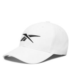 Czapka z daszkiem Reebok. Białe czapki z daszkiem Reebok, bez wzorów. Za 89.99 zł.
