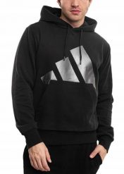 Bluza męska adidas Holiday 3S Hoodie. Czarne bluzy z kapturem Adidas, m, bez wzorów, z bawełny, z kapturem. Za 215.99 zł.