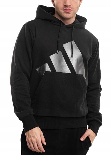 Bluza męska adidas Holiday 3S Hoodie. Czarne bluzy z kapturem Adidas, m, bez wzorów, z bawełny, z kapturem. Za 215.99 zł.