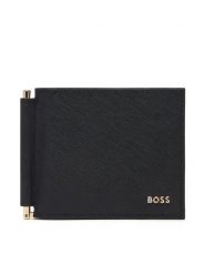 BOSS Portfel Gb 6cc 50573520 Czarny. Czarne portfele Boss, bez wzorów, ze skóry. Za 599.99 zł.