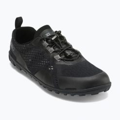 Buty berefoot męskie Xero Shoes Aqua X Sport. Czarne buty trekkingowe XERO SHOES, bez wzorów, bez zapięcia, trekkingowe. Za 419.99 zł.