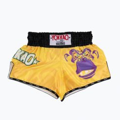 Spodenki treningowe męskie YOKKAO Primate CarbonFit. Żółte krótkie spodenki sportowe YOKKAO, l, bez wzorów, z materiału. Za 189.99 zł.