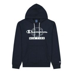 Bluza bez kaptura Męska Champion New York Graphic Print Ciemnoniebieski. Niebieskie bluzy z kapturem Champion, m, bez wzorów, z bawełny, bez kaptura. Za 110.86 zł.