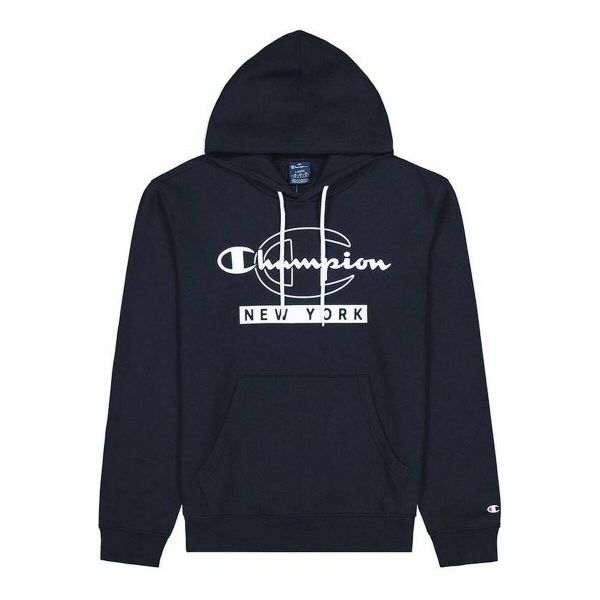 Bluza bez kaptura Męska Champion New York Graphic Print Ciemnoniebieski. Niebieskie bluzy z kapturem Champion, m, bez wzorów, z bawełny, bez kaptura. Za 110.86 zł.