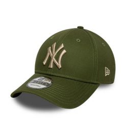 Czapka baseballowa 9forty New York Yankees Essential League. Zielone czapki z daszkiem New Era, bez wzorów. Za 113.80 zł.