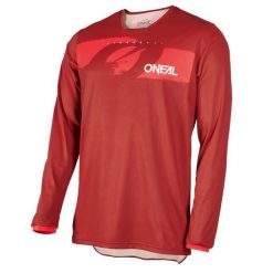 Koszulka rowerowa mtb męska O'Neal FR Hybrid. Czerwone bluzy O'NEAL, m, bez wzorów, bez kaptura. Za 249.00 zł.