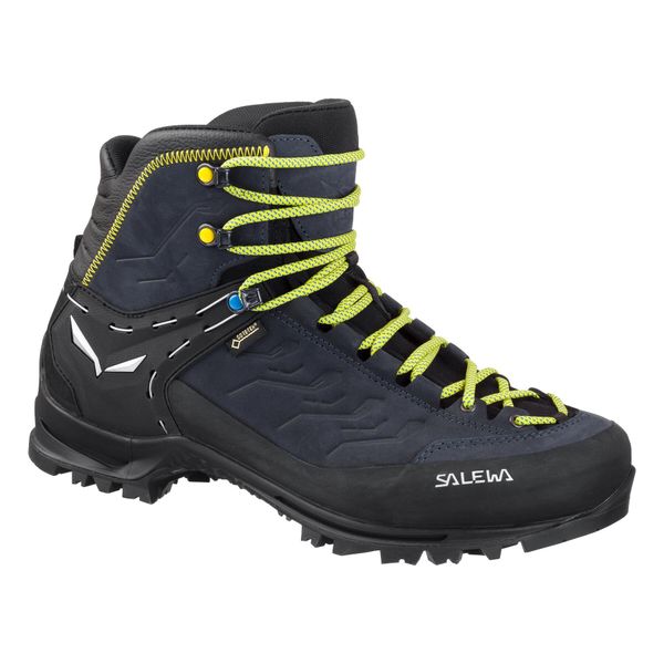 Buty Trekkingowe Męskie Salewa Rapace Gtx. Niebieskie buty trekkingowe Salewa, bez wzorów, z gumy, bez zapięcia. Za 989.99 zł.