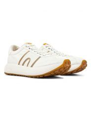 Camper Sneakersy w kolorze kremowo-jasnobrązowym rozmiar: 42. Brązowe buty sportowe casual Camper, bez wzorów, bez zapięcia. Za 252.12 zł.