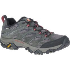 Buty Trekkingowe Męskie Merrell Moab 3 Gore-Tex. Szare trekkingi Merrell, bez wzorów, z gore-texu, bez zapięcia. W wyprzedaży za 638.95 zł.