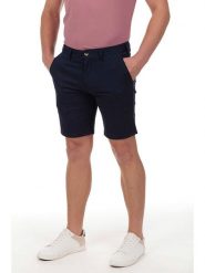 The Time of Bocha Szorty chino w kolorze granatowym rozmiar: 40. Niebieskie eleganckie spodnie The Time of Bocha. Za 105.63 zł.