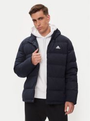 Adidas Kurtka puchowa Helionic HG8750 Granatowy Regular Fit. Niebieskie kurtki Adidas, m, bez wzorów, z puchu, bez kaptura. Za 579.99 zł.