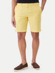 Tommy Hilfiger Szorty materiałowe Deton 9.5 MW0MW42351 Żółty Slim Fit. Żółte szorty Tommy Hilfiger, m, bez wzorów, z bawełny. Za 369.99 zł.