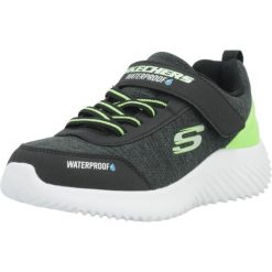 Buty SKECHERS BOUNDER-DRIPPER DROP Czarny. Czarne buty trekkingowe Skechers, bez wzorów, z syntetyku, bez zapięcia. Za 276.63 zł.