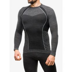 Bluza termoaktywna męska La Sportiva Wool70 Tech Longsleeve. Szare bielizna termoaktywna La Sportiva, na zimę, m, bez wzorów, bez ramiączek, narciarskie. Za 406.99 zł.