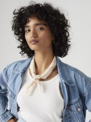 Levi's Chusta "Floral Rodeo" w kolorze kremowym - 53 x 53 cm rozmiar: onesize. Brązowe szaliki Levi's®, bez wzorów, z bawełny. Za 93.07 zł.