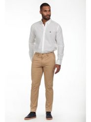 The Time of Bocha Spodnie chino w kolorze beżowym rozmiar: 46. Brązowe eleganckie spodnie The Time of Bocha, na co dzień. Za 173.99 zł.