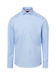 Finshley & Harding koszula biznesowa - non-iron Mężczyźni Slim Fit Bawełna niebieski, 39. Niebieskie koszule Finshley & Harding, m, bez wzorów, z bawełny, bez kołnierzyka, bez ramiączek. Za 199.95 zł.