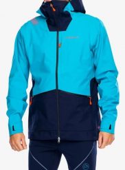 Kurtka przeciwdeszczowa męska La Sportiva Chaser Evo Shell Jkt. Niebieskie kurtki La Sportiva, m, bez wzorów, z materiału, bez kaptura. Za 1,413.00 zł.