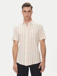 Blend Koszula 20718392 Różowy Regular Fit. Czerwone koszule Blend, m, bez wzorów, ze lnu, bez kołnierzyka, bez ramiączek. Za 139.99 zł.
