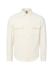 Nils Sundström Koszula męska Mężczyźni Regular Fit Bawełna biały jednolity, L. Białe koszule Nils Sundström, l, bez wzorów, z bawełny, bez kołnierzyka, bez ramiączek. Za 399.95 zł.